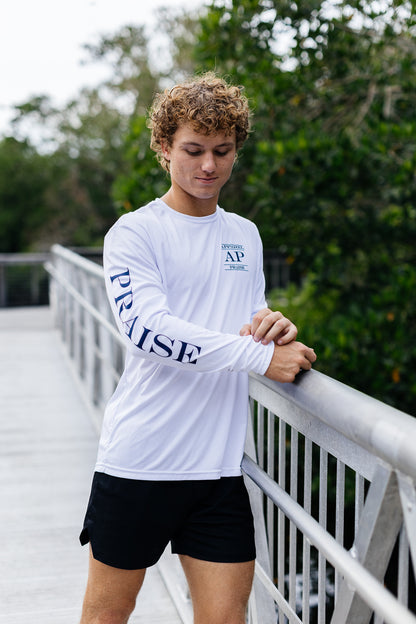 Fisher Of Men Long Sleeve - White/Navy