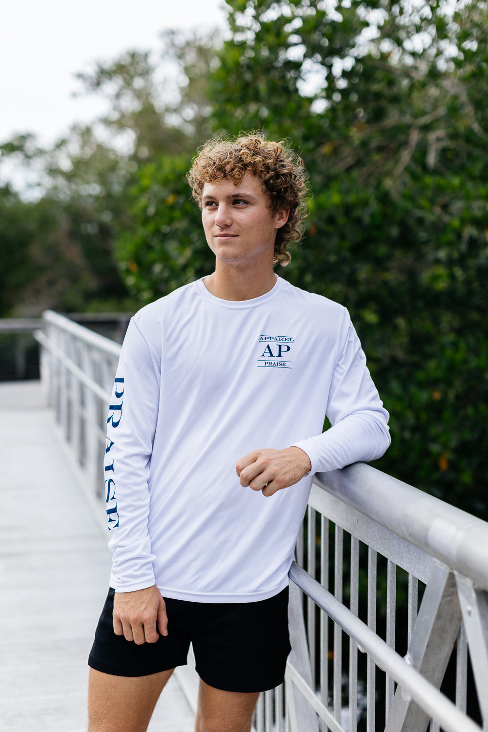 Fisher Of Men Long Sleeve - White/Navy