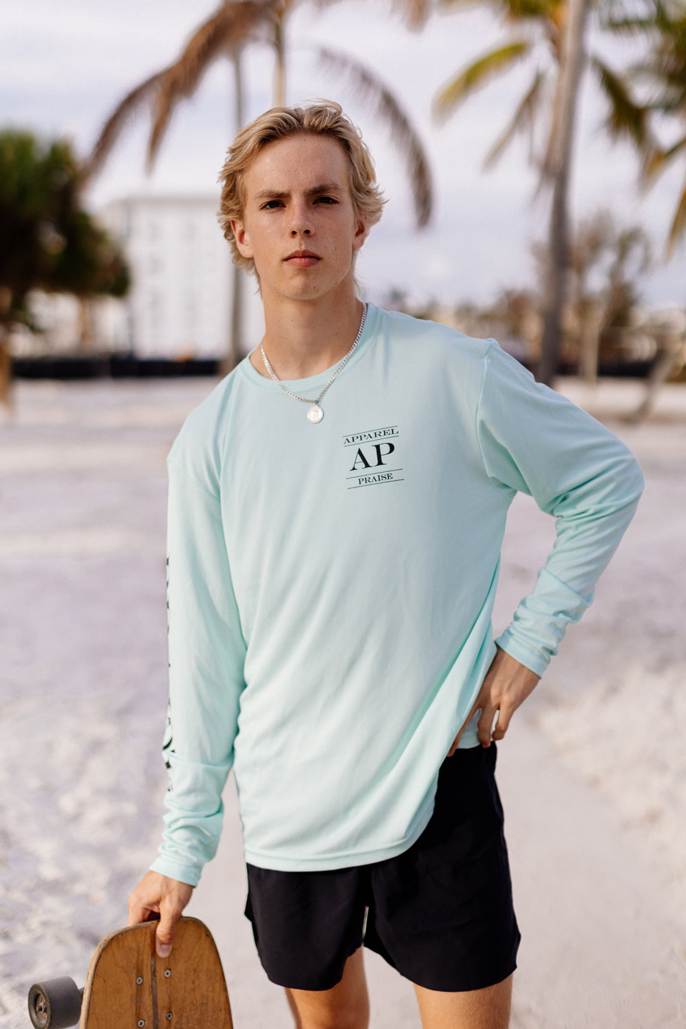 Fisher Of Men Long Sleeve - Mint Green