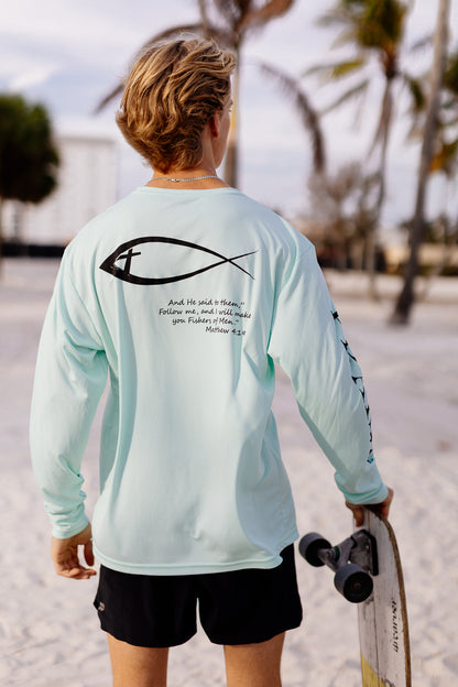 Fisher Of Men Long Sleeve - Mint Green