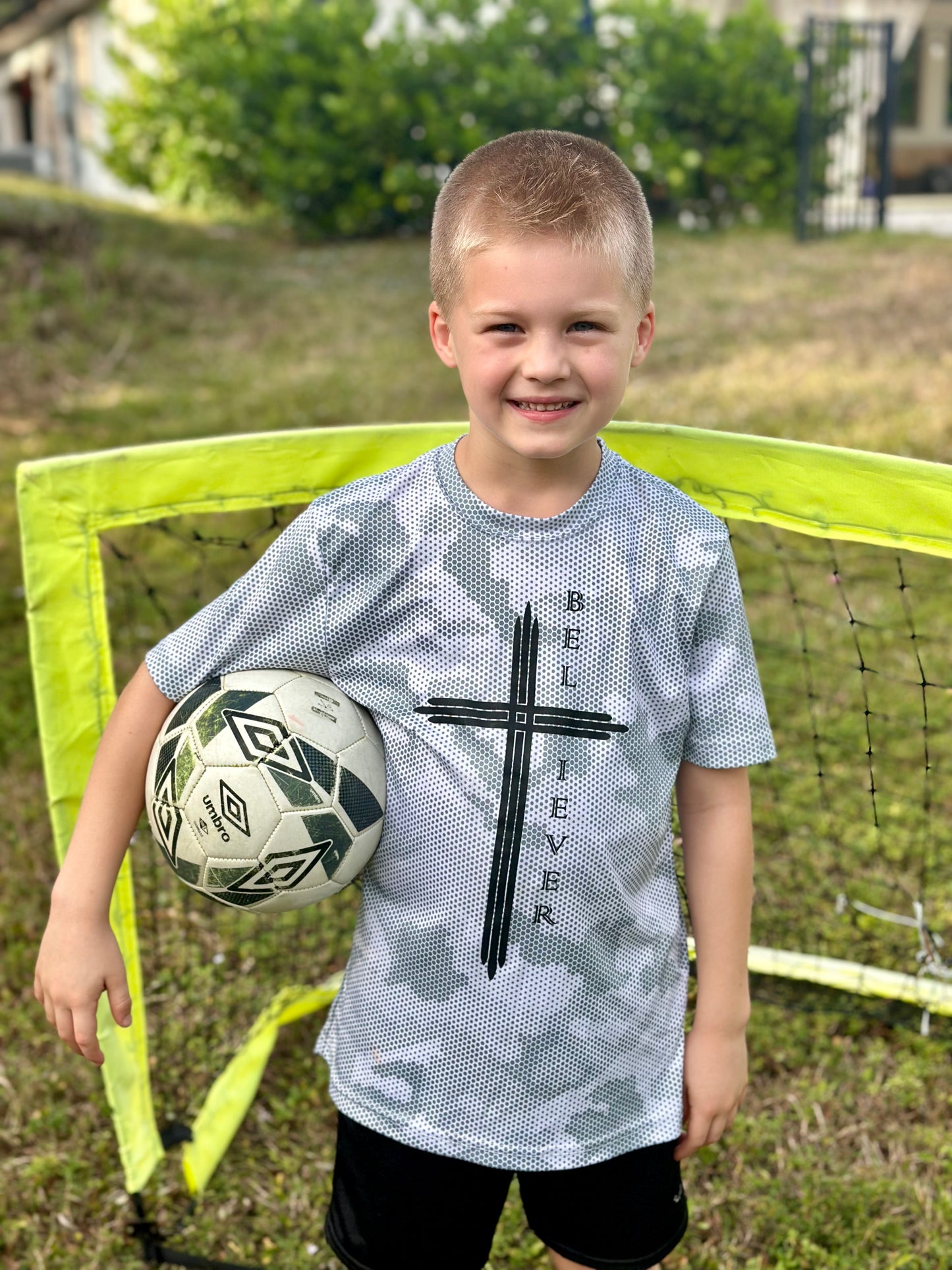 Kid's Believer Camo - White/Gray