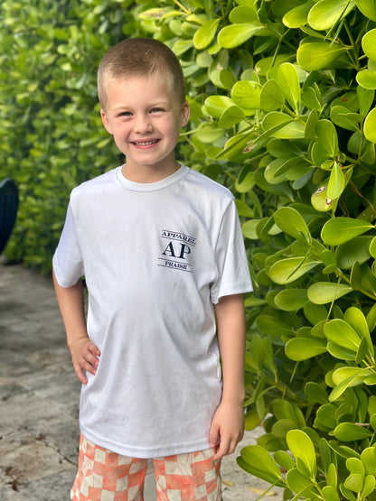 Kid's Fisher Of Men Short Sleeve - White/Navy